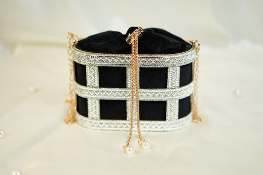 Black Stone Potli Cum Clutch
