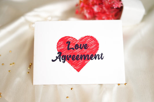 Mini Love Agreement with envelope