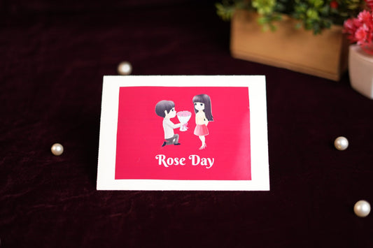 Rose Day Message Card