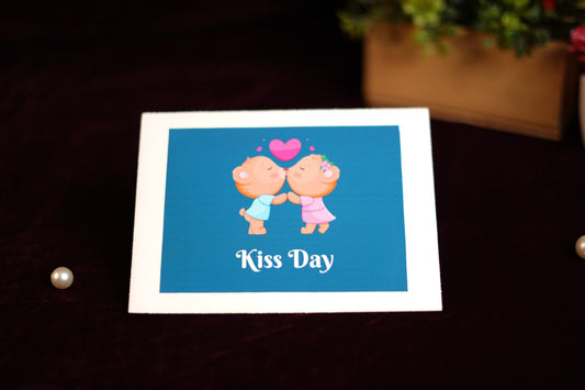 Kiss Day Message Card