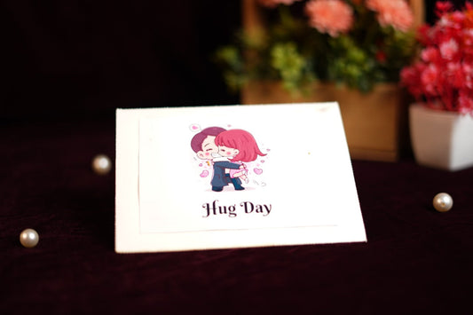 Hug Day Message Card