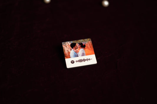 Tiny Photo Spotify fridge magnet