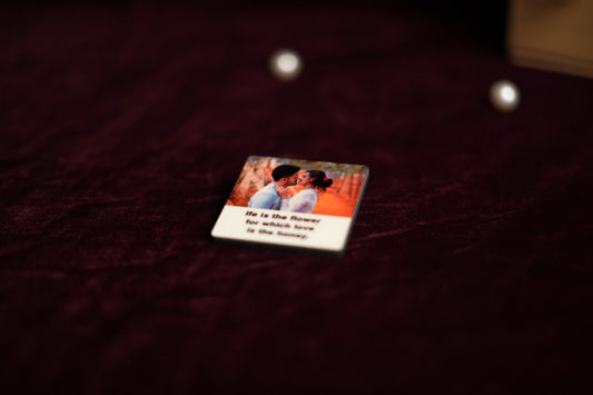 Tiny Photo Message fridge magnet