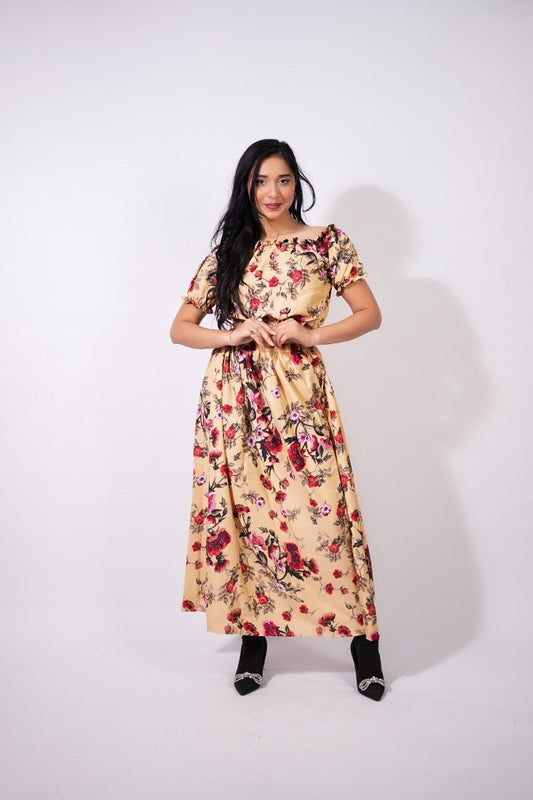 Bella Floral Skit And Top plus