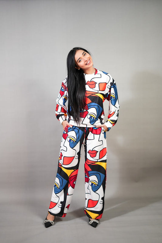 Abstract Patten Shirt Pant