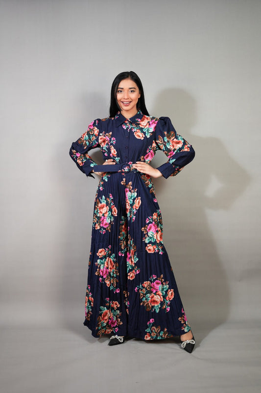 Queen Lily Floral Jumpsuit