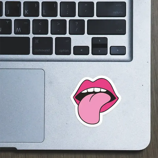 Lick Em Laptop Sticker