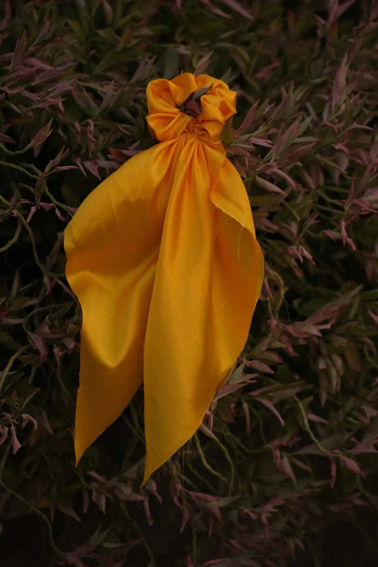 Yellow Tail Scrunchie