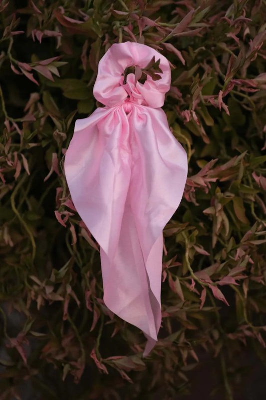 Baby Pink Tail Scrunchie