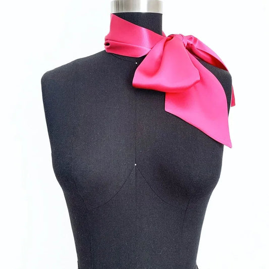 BIG Satin Bow Scraf 02