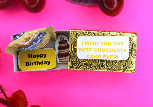 Happy Birthday Match Box