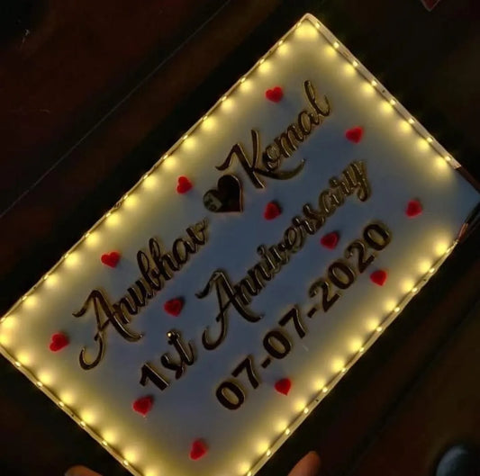 Led Anniversary Frame