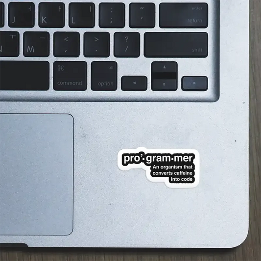 Programmer Laptop Sticker
