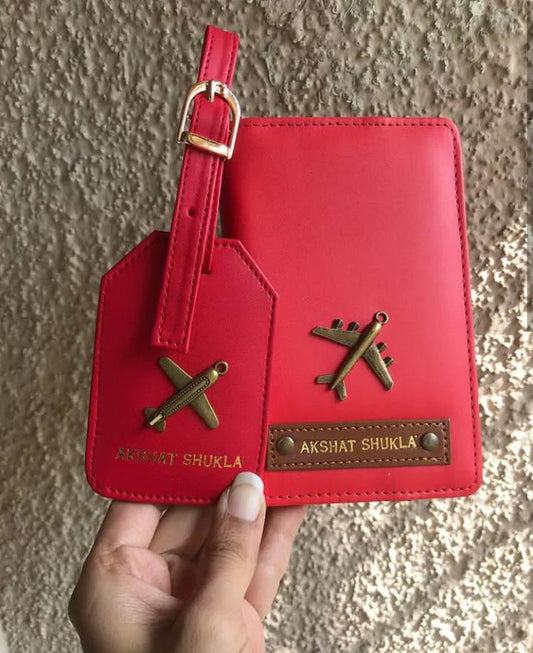 passport cover + luggage tag