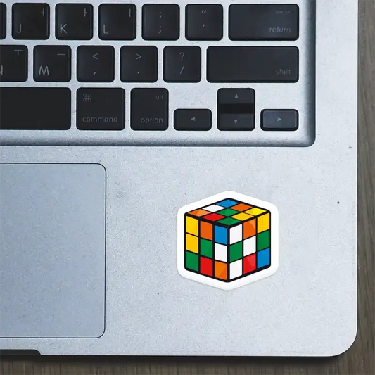 Cube sticker