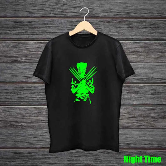 Wolverine Mask Glow In The Dark Tshirt