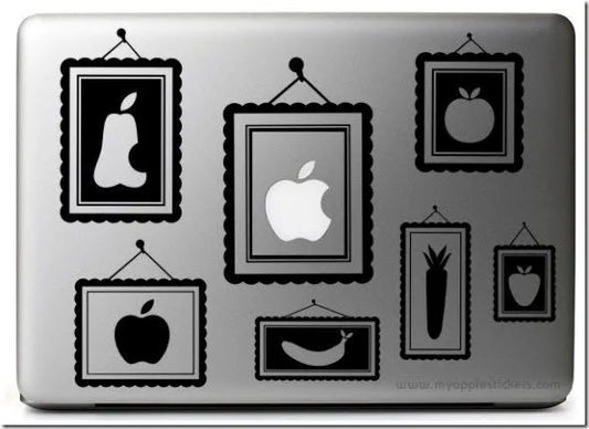 Frame laptop decal