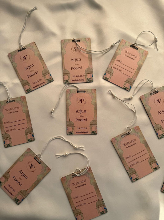 Customised Luggage Tag Pack Of 50