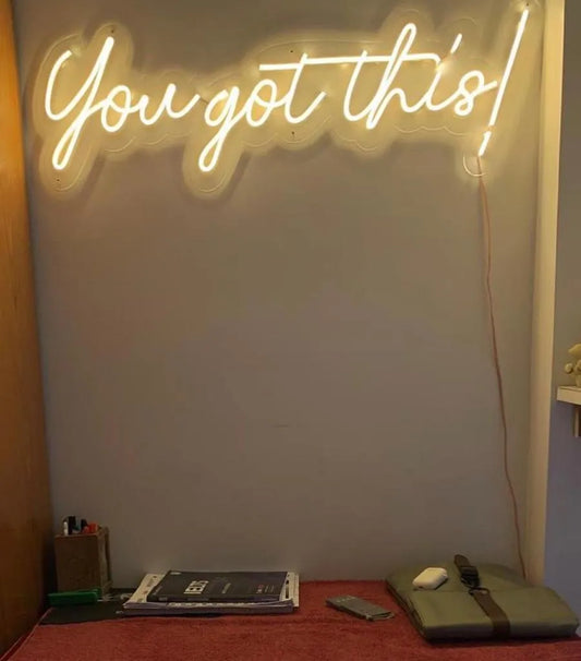 You got this neon lamp