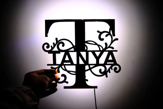 Monogram Led Name Lamp v2