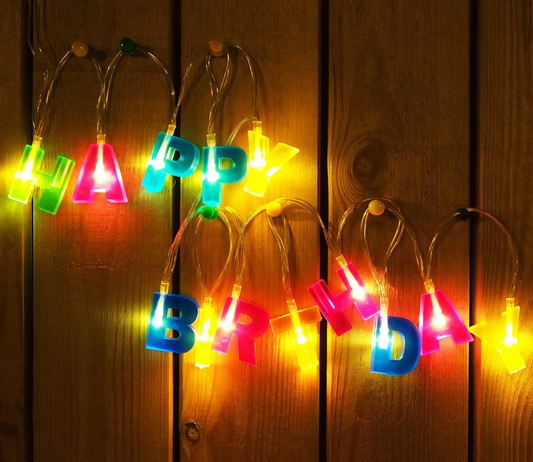 Happy Birthday String Lights