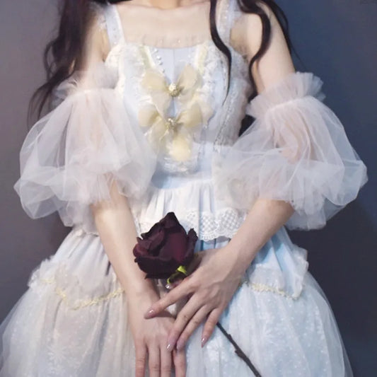 Detachable Puff Shoulder Sleeves