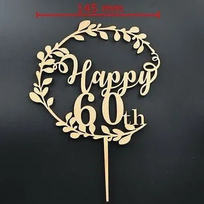 Happy Cake Topper