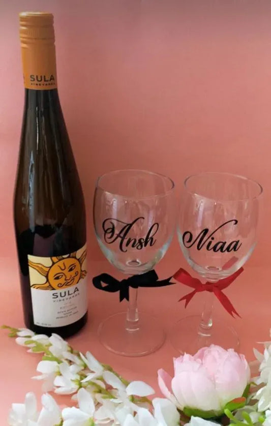 Customised Wine Glass