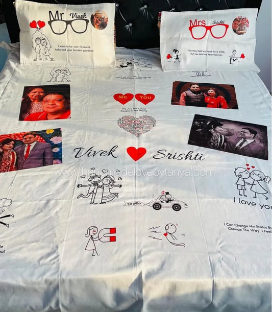 Personalised Bedsheet