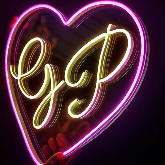 Alphabet Couple Neon