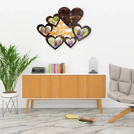 Customised Heart Wall Clock