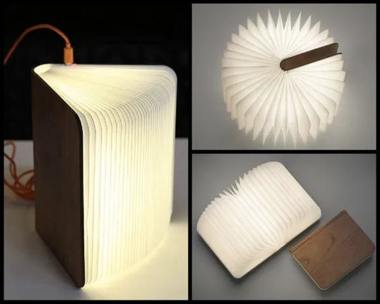 A FOLDING BOOK LAMP