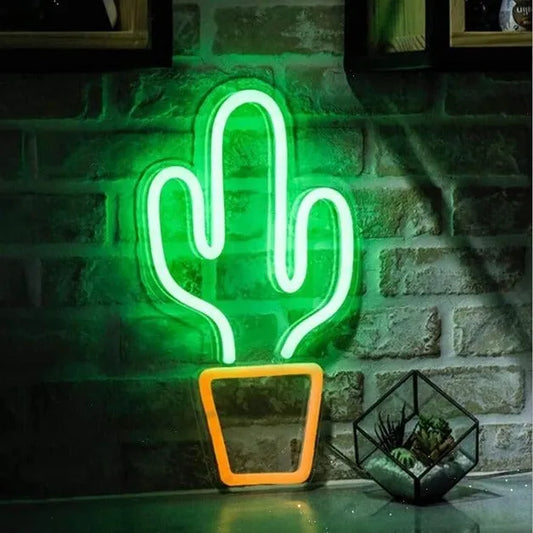 Cactus Neon lamp