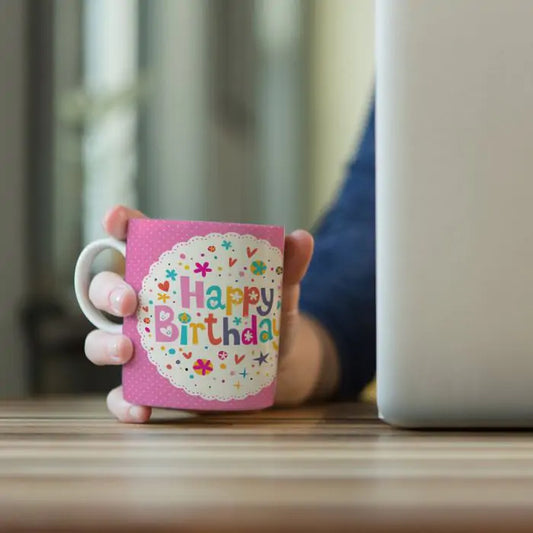 Happy Birthday Wish Ceramic Mug