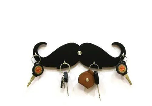 Mustache key holder