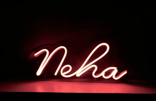 Customised Glass Neon Lamp