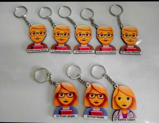 professional doctor keychain