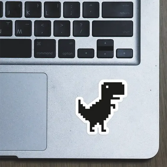Internet Dinosaur Laptop Sticker