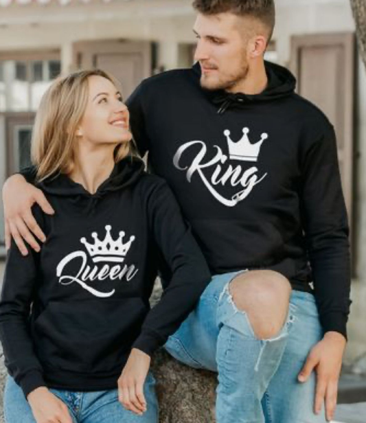 King and Queen Hoodie 102