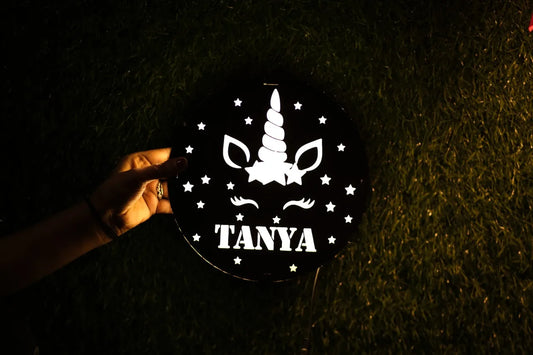 Unicorn Name Lamp