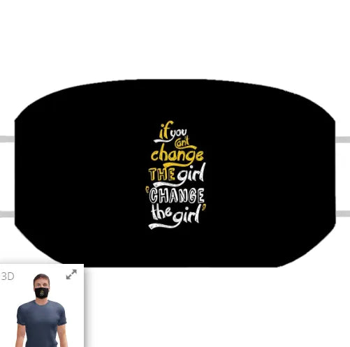 Change Customized Reusable Face Mask
