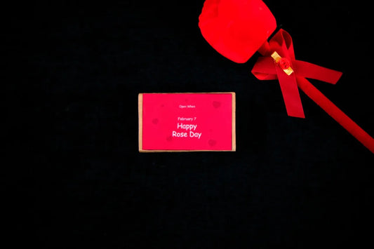 Rose Day Card Matchbox