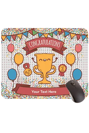 congratulations Mouse Pad