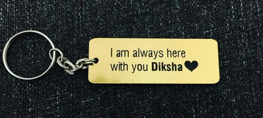 Customised Golden Keychain