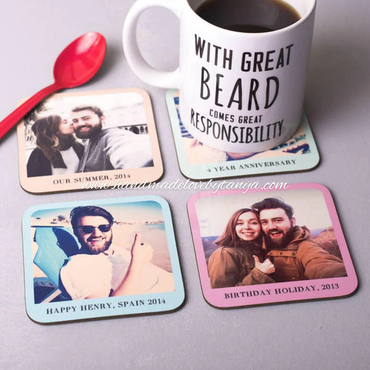 Personalized WOODEN COASTER
