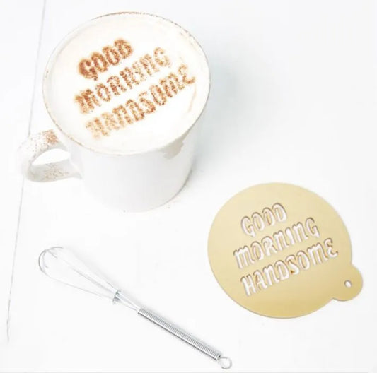 Personalised Coffee Stencil v2