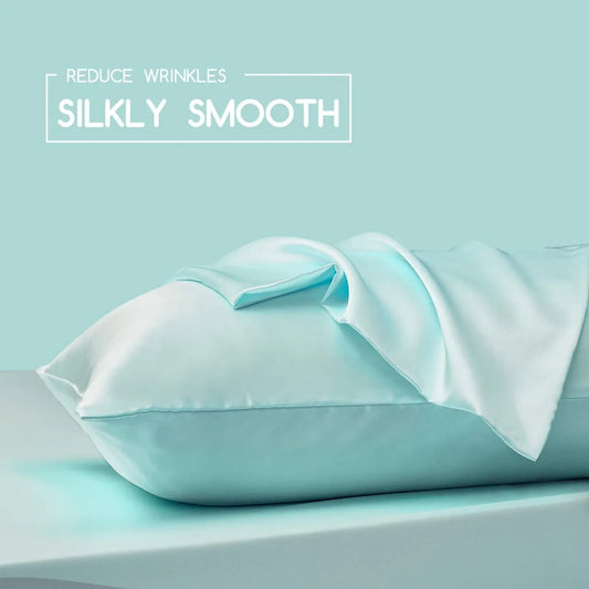 Sea Green Satin Beauty Pillowcase