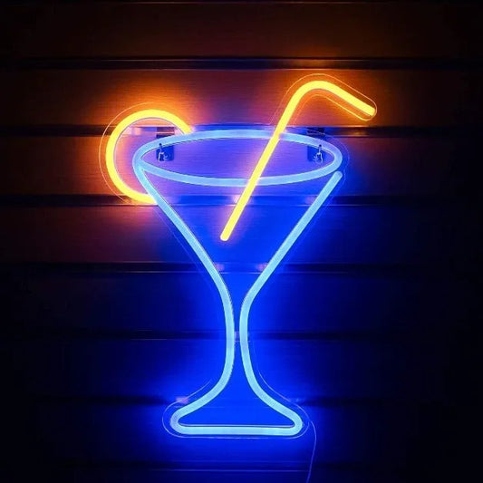 Mocktail Neon Lamp