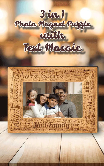 3 in 1 Photo Magnet Puzzle