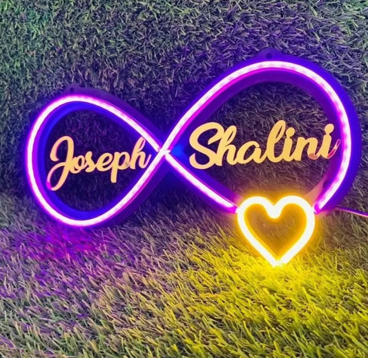 Customised Infinity Neon Lamp